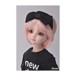 돌모아 구체관절인형 리본 헤어밴드 MSD - UMD Ribbon Headband (Black), Black, 1개