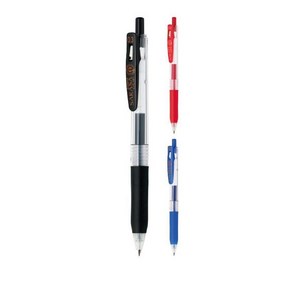 제브라 사라사클립볼펜 0.3mm, 3색, 2세트