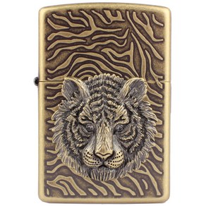 ZIPPO 지포라이터 TIGER EYE EMB GD 오일포함