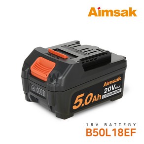 아임삭 밧데리 리튬이온 B50L18EF Li-ion 20V MAX 5.0Ah