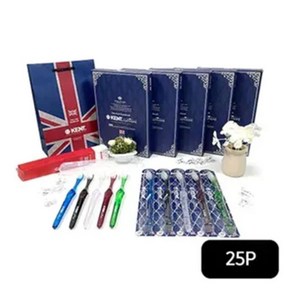 켄트 시즌4 사파이어 초극세모 칫솔 25P+칫솔 케이스+쇼핑백, 1개