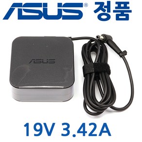 ASUS 신모델 정품 19V 3.42A 65W 정사각형 노트북 외경 5.5mm 아답타, 신모델 asus 19v 3.42a+케이블, 1개