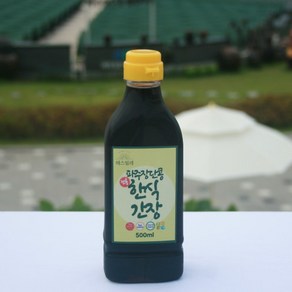 파주장단콩 전통한식간장 500ml / 국간장 / 조선 간장 / 국산콩 간장 / 파주장단콩 100% / 자연 그대로 항아리에서 1년 반 이상 숙성한 전통식 간장, 1개