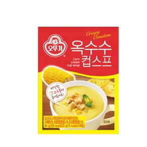 오뚜기 컵스프 크루통이 들어있는 포테이토맛 /옥수수맛/양송이맛 택 1, 60g, 1개