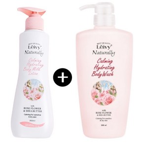 Leivy 레이비 런던로즈 로션 1개 + 워시 1개, 350ml