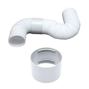 이동식 에어컨 배기호스 미니 건조기 자바라 토출구, 2m 왼쪽구경130mm(옵션사진참고), 1개