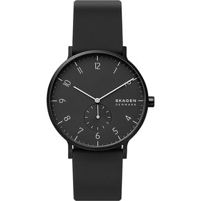 스카겐 Skagen Aaen 컬러 실리콘 쿼츠 41mm 미니멀 손목시계