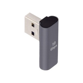 Type-C F to USB 3.0 M 사이드 꺾임 (타원) ㄱ자 L 젠더 PC 노트북 PD, AN079.Type-C F to USB M꺾임