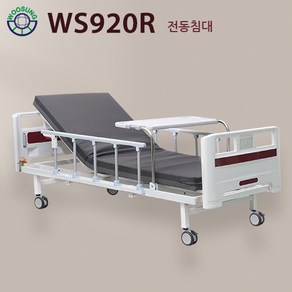 의료용 병원침대 전동침대 R-시리즈 낙상방지 WS920R[2모터] 양면매트포함 공장직영전국무료배송설치 서울경기3~5일 내 배송 가능, 1개