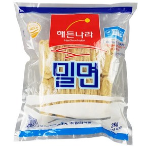 [푸드토스] 합천 부산밀면 10인분 밀면사리2kg 해든나라 haccp 밀면사리 쫄깃 밀면