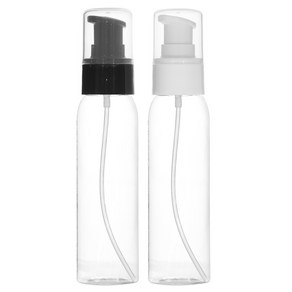 [허브스프레이] 에센스 펌프용기 120ml~500ml, 50개, 150ml 투명용기 흰색캡