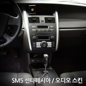 스키니스킨 SM5 [2007 - 2010년식] 센타페시아 / 오디오 스킨, SET-1-A2, CARBON.WHITE, 1개