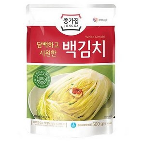 종가 종가 백김치 500g(AL), 1개, 500g