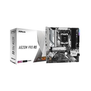 ASRock A620M Po RS AMD Ryzen 7000 CPU (Soket AM5) A620 Mico ATX 마더보드 시리즈 대응, 상세페이지 참조