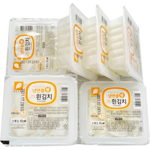 냉면흰무절임김치150g(2~3인분)X10개 30개 50개 전문점 업소 가정용 아이스박스포장