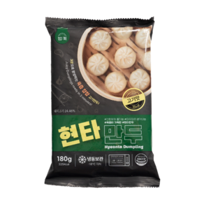 (냉동)현타만두 고기맛 180g, 9개