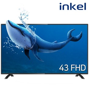 [인켈TV] EF43HK 43인치(109cm) FULLHD LED TV 돌비사운드 / 패널불량 2년 보증, 단순배송상품, 스탠드형