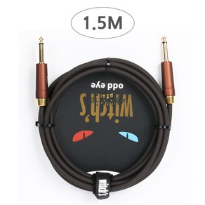 Witchs 악기케이블 1.5m OD-150 BK, 상세페이지 참조, 1개