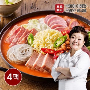 빅마마이혜정 부대찌개 600g, 4개