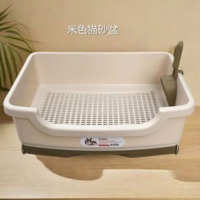 서랍형고양이 화장실 반폐쇄식 서랍형 고양이 샌드볼 이중 소나무 고양이 샌드볼 냄새방지 고양이 용품 10근 안 고양이 화장실