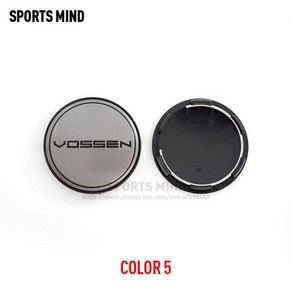 4개/몫 68MM VOSSEN 자동차 휠 센터 허브 캡 Refitted 엠 블 럼 로고 방진 커버, 08 COLOR 5, 1개