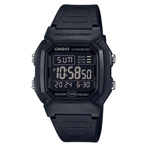 CASIO 카시오 W-800H-1B 우레탄밴드 디지털시계