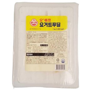 오쉐프요거트푸딩 1KG/오뚜기, 1개, 1kg