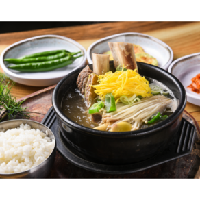 백암골 가마솥 갈비탕 550g 소문난 맛집 가족 보양식 간편한 한끼 혼술 혼밥 공룡 갈비탕 왕 갈비탕 무쇠솥