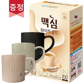 맥심화이트골드 커피믹스 100T + 데일리머그, 11.7g, 1개