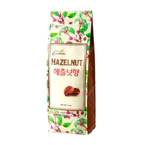 칸타타 헤이즐넛향 1kg 1개 헤즐넛 원두커피 홀빈 로스팅 롯데