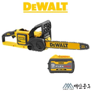 디월트 40.64cm 충전 체인톱 DCM575N 54V + 플렉스볼트 프리미엄 배터리 DCB609 60V 3.0Ah, 1세트