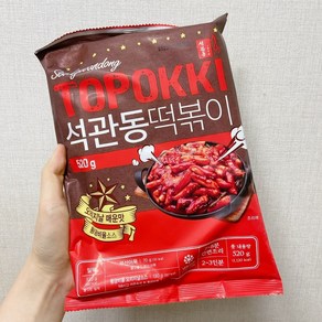 석관동떡볶이 오리지날맛 4팩, 520g, 4개