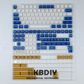 KBDiy 기계식 키보드용 164 키 SA 프로파일 키캡 Lilith PBT 커스텀 더블 샷 7U DIY 블루 GMK67 커스텀키보드 키보드키캡, 없음, 없음, 4) Wahtsy-160 Keys, 없음