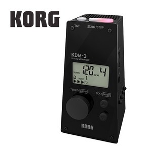 KORG KDM-3 BK 디지털 메트로놈, 블랙, *