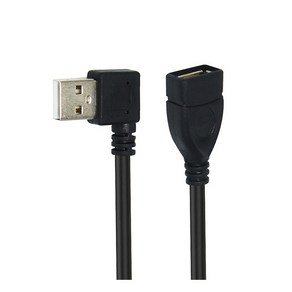 MBF MBF USB2.0연장 30CM90도 꺾임 MBF-UF203R90, 1개