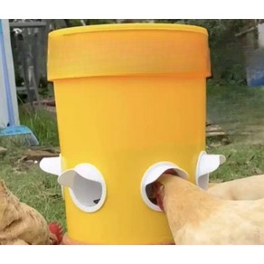 닭 사료통 자동 공급기 오리와 거위 특수 먹이 건축용 조류, 1개, 6개의 두꺼운 지류