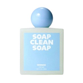 [본사정품] SENNOK 센녹 퍼퓸 솝 클린 솝 50ml 신상향수 향수선물 비누향 은은한향 머스크향 포근한향 샌달우드 지속력 저자극향수 은은한향수 친환경 향수추천 데일리템, 1개