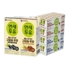 연세두유 뼈를생각한 고칼슘두유 호두아몬드 진득찰 180ml