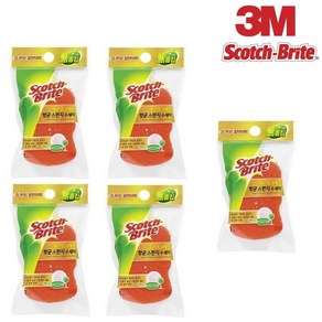 3M 스카치브라이트 주방용 수세미 행사상품 (옵션선택), 5개, 1개입