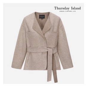 써스데이아일랜드 Thusday Island 빅포켓 아웃벨트 핸드메이드 자켓(T216MJK134W) 254005