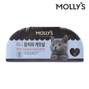 몰리스 미니캔 참치와 게맛살 6개입, 180g, 2개, 참치