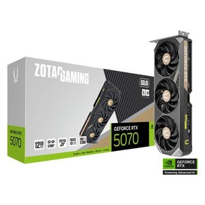 [ZOTAC] GAMING 지포스 RTX 5070 SOLID OC D7 12GB