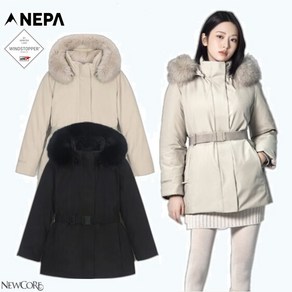 네파_NEPA_여성 24FW 방풍 투습 기능이 우수한 GORE-TEX WINDSTOPPER 2L 소재를 적용한 아르테 미드 구스 다운 자켓_7K82077