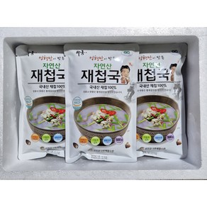 카미노아이 국내산 자연산 하동 섬진강 재첩국, 20개, 500g