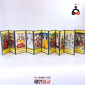 탱화 병풍 12칸 불교병풍, 1개