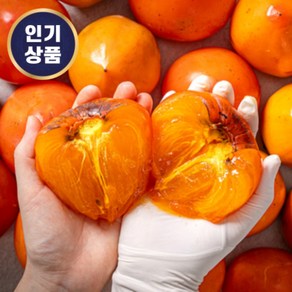 [신선하루] 달달하고 맛있는 국내산 대봉감 홍시 곳감용 가정용 실속형 10kg 대과 (3... 1개, 3kg 중~중소과 (14과수내외)