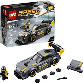 LEGO 스피드 챔피언스 6175226 Mecedes Amg Gt3 75877 빌딩 키트 196 피스, 1개