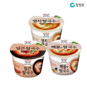 청정원 해물맛 쌀국수 4p +얼큰 쌀국수 4p+멸치 쌀국수 4p 컵라면 세트, 1개