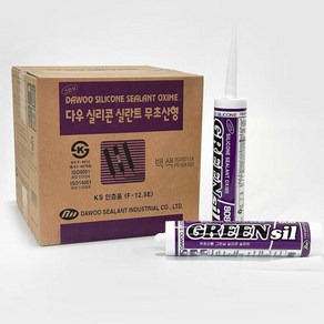 다우실란트 무초산 실리콘 다우실리콘 808 박스 샷시 창틀 몰딩 실내 마감용 (1BOX)