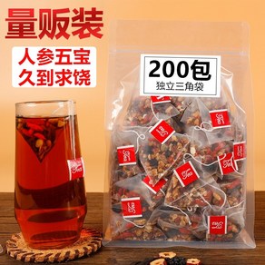 중국 전통차 선물 인삼 오보차 구기자차 인삼오보차100팩초... 1개, 인삼오보차100팩초특가
